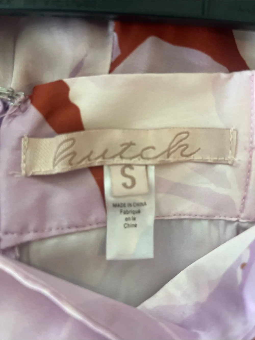 Hutch Pink and Rust Abstract Wide-Leg Pants - Picture 5 of 7